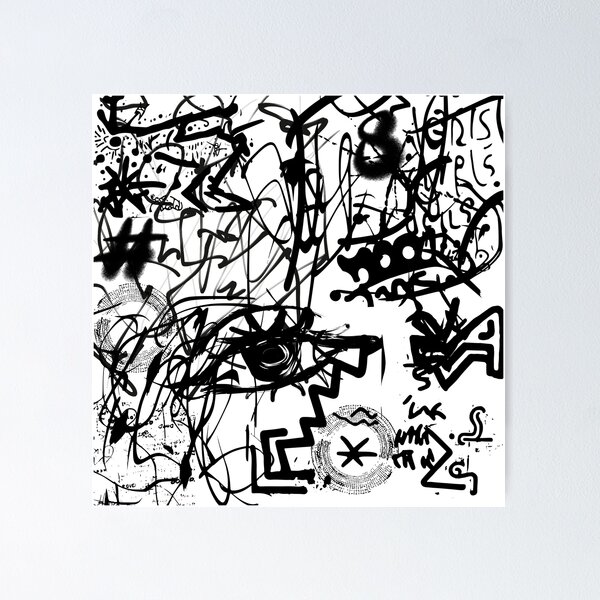 Artikelvorschau, Schwarze Graffiti-Kunst entworfen und verkauft von Swooncake Press.