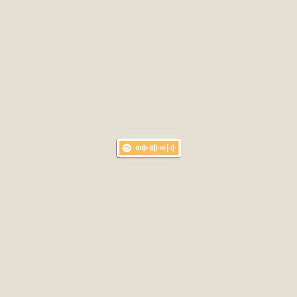 Item preview, orange juice noah kahan spotify code designed and sold by eksprinkel.