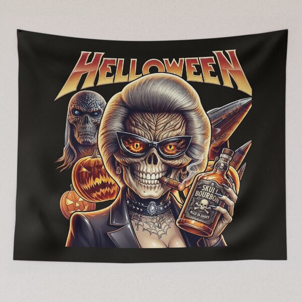Item preview, Halloween Skull Bourbon Monster She Cigar designed and sold by Voodoo Store Paranormal Collections.
