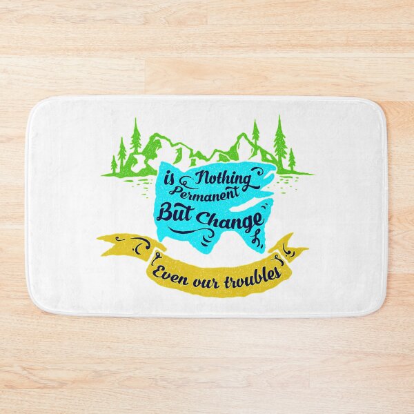 Item preview, Nothing Is Permanent But Change Inspirational Nature Graphic T-Shirt​ designed and sold by Creatby7030.