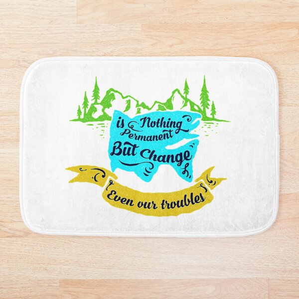 Item preview, Nothing Is Permanent But Change Inspirational Nature Graphic T-Shirt​ designed and sold by Creatby7030.