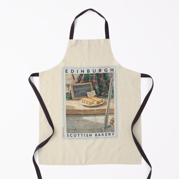 Item preview, Edinburgh Shortbread Bakery Moment — Scottish Dessert Art designed and sold by stickercuffs.