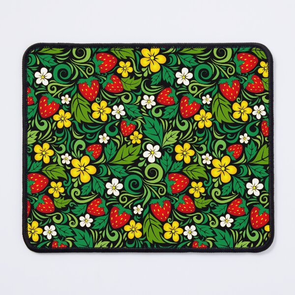 Item preview, Strawberry khokhloma pattern designed and sold by Art of Sun.