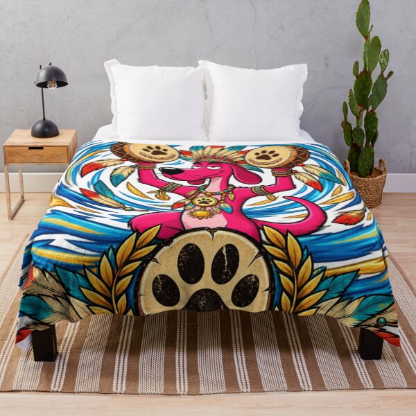Item preview, Boho Dog Tribal Drum Spirit designed and sold by JanRizz.