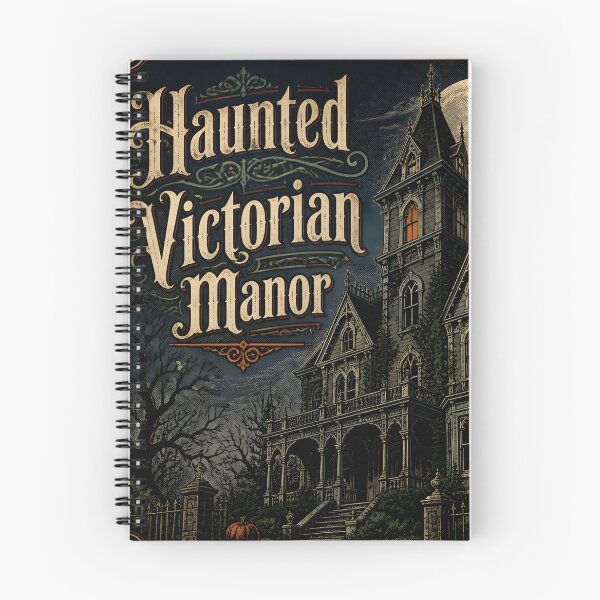 Item preview, Haunted Victorian Manor Gothic Facade Poster designed and sold by KristenosNehk.