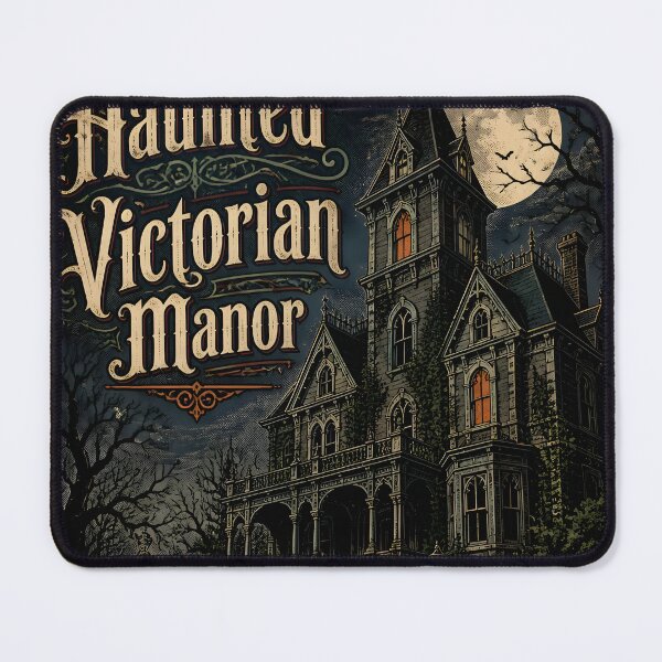 Item preview, Haunted Victorian Manor Gothic Facade Poster designed and sold by KristenosNehk.