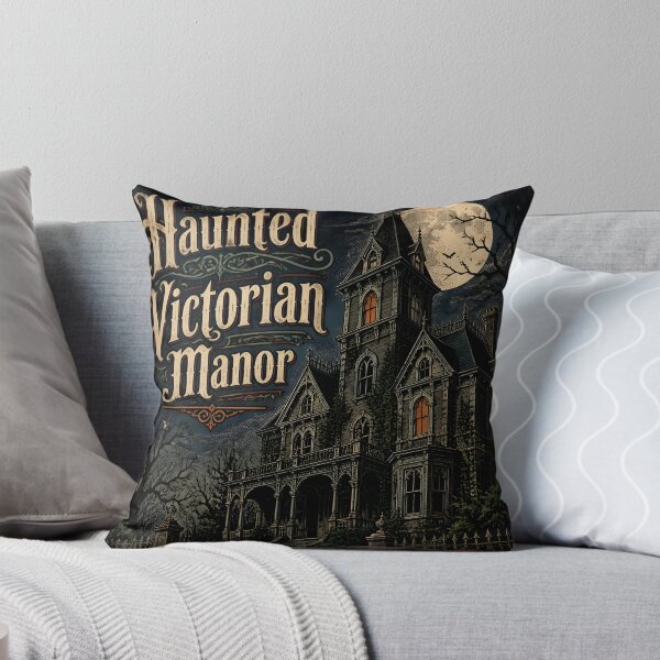Item preview, Haunted Victorian Manor Gothic Facade Poster designed and sold by KristenosNehk.