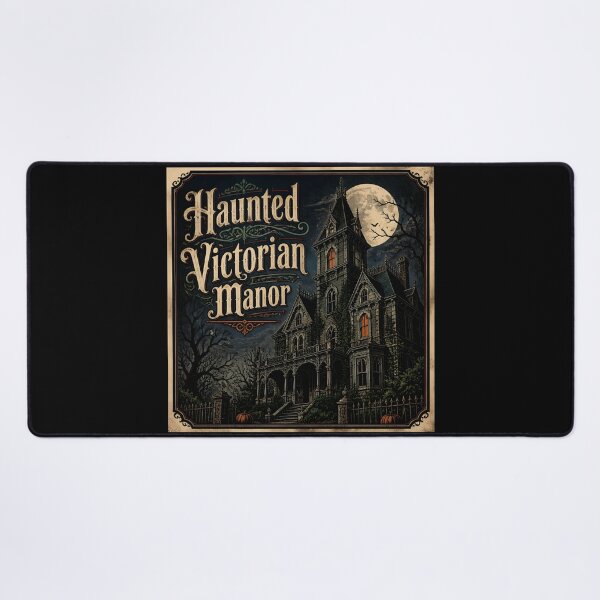 Item preview, Haunted Victorian Manor Gothic Facade Poster designed and sold by KristenosNehk.
