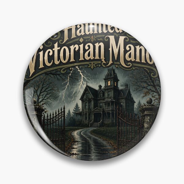 Item preview, Haunted Victorian Manor Rainy Driveway Scene designed and sold by KristenosNehk.
