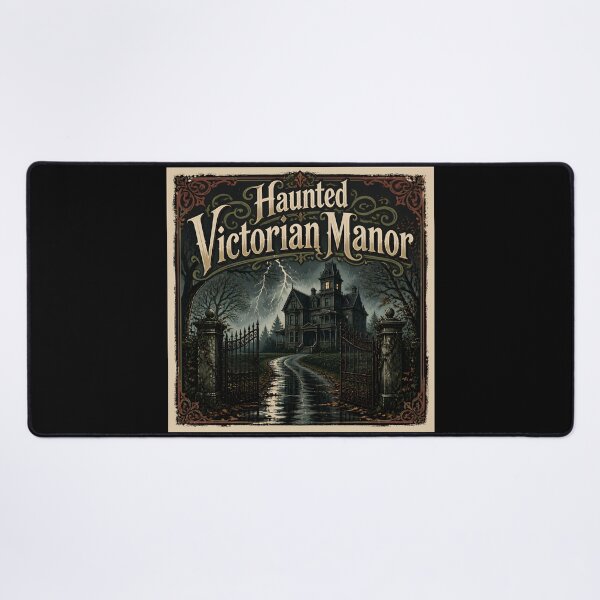 Item preview, Haunted Victorian Manor Rainy Driveway Scene designed and sold by KristenosNehk.
