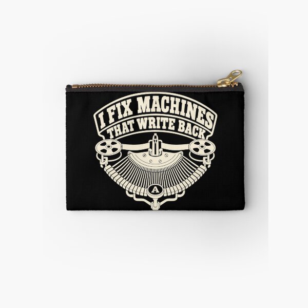 Item preview, I Fix Machines That Write Back Typewriter Repair Humor designed and sold by DreamLayerStudio.