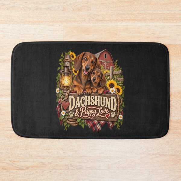 Item preview, Dachshund & Puppy Love  designed and sold by PawPlanetPro.