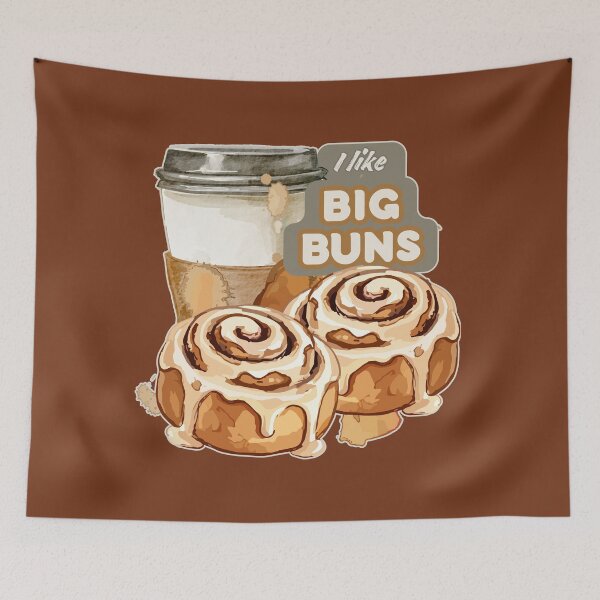 Item preview, I Like Big Buns Funny Baking Pun designed and sold by pulse_retail.