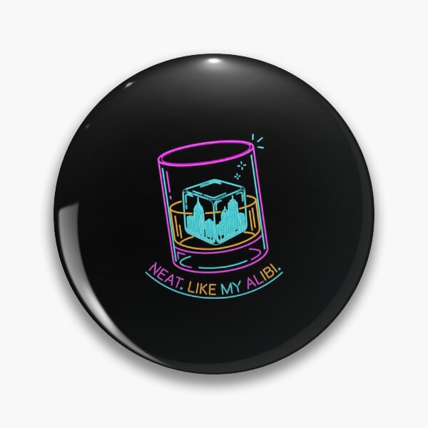 Item preview, Neat Like My Alibi Whiskey Glass designed and sold by AURA Vibes.