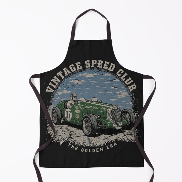 Item preview, Vintage Speed Club Green Racing Car Number 37 designed and sold by AgdBol.