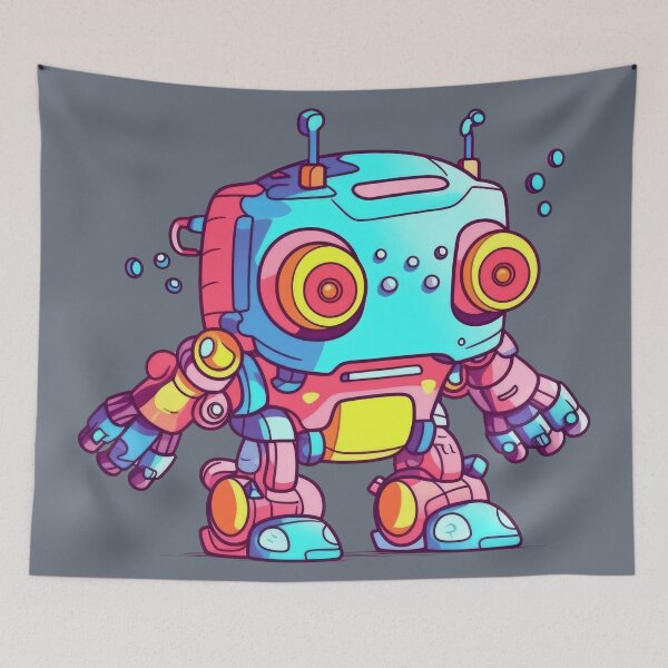 Item preview, Friendly Cartoon Robot designed and sold by Twosided.