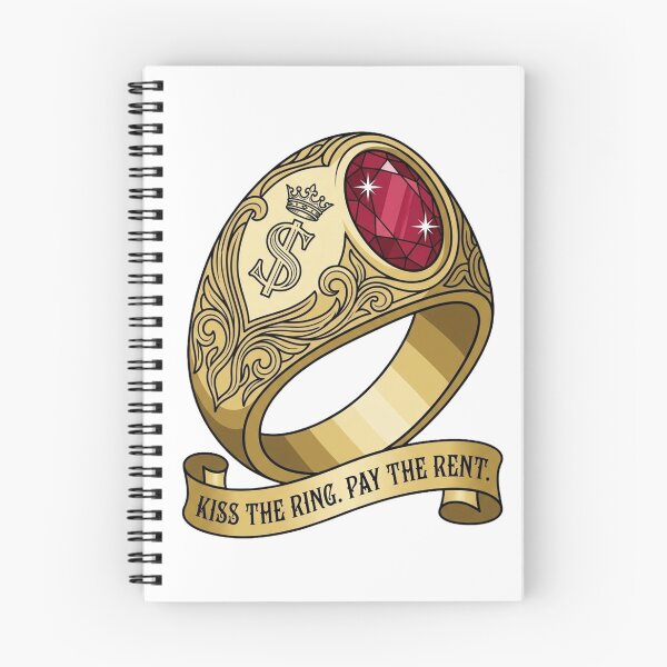 Item preview, Kiss The Ring Pay The Rent designed and sold by AURA Vibes.