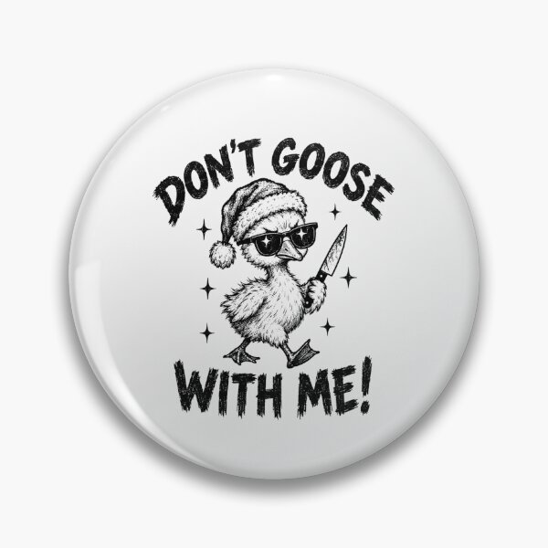 Item preview, Don't Goose With Me Funny Christmas Duck Knife designed and sold by Yellowriversss.