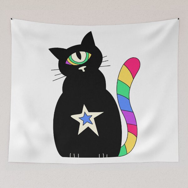 Item preview, Cat Star Colorful Tail designed and sold by Twosided.