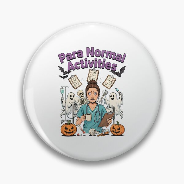 Item preview, Para Normal Activities Paraprofessional Halloween Nurse Halloween Humor designed and sold by Redgiant87x.