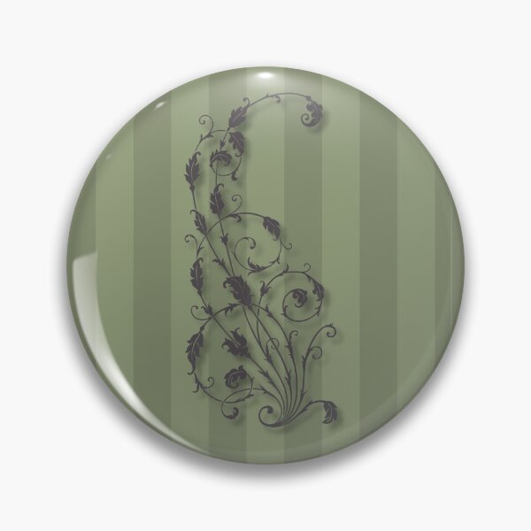 Item preview, Forest Green Motif Stripes designed and sold by lifeinspired4u.