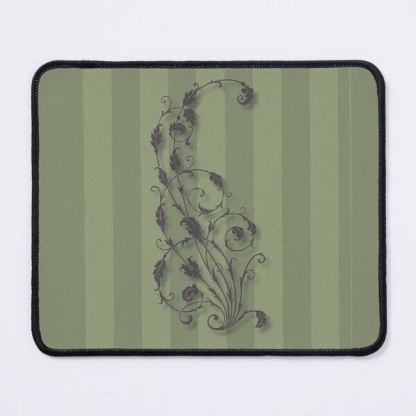Item preview, Forest Green Motif Stripes designed and sold by lifeinspired4u.