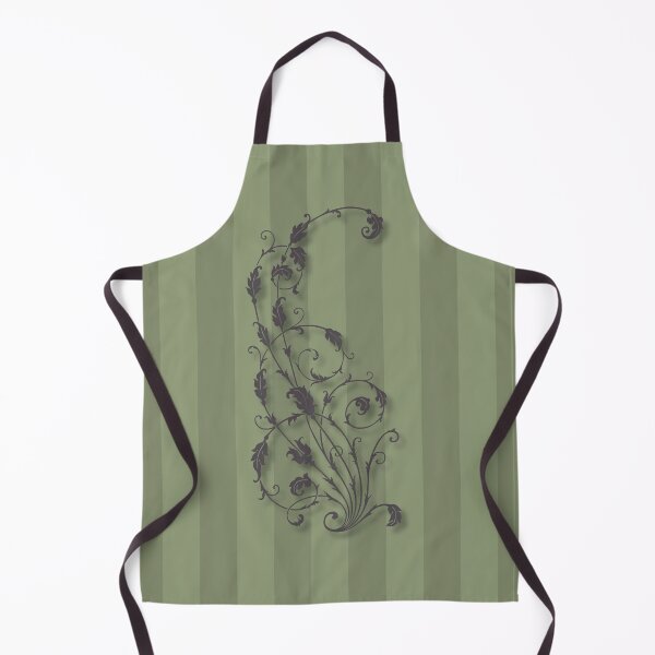 Item preview, Forest Green Motif Stripes designed and sold by lifeinspired4u.
