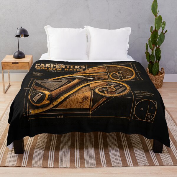 Item preview, The Carpenters Golden Ratio Craftsmanship Tool Shirt designed and sold by StudioBilly3000.