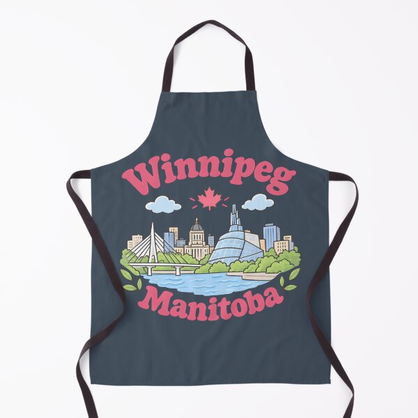Item preview, Winnipeg Canada Cute Pink Kawaii City designed and sold by HowToCanadian.