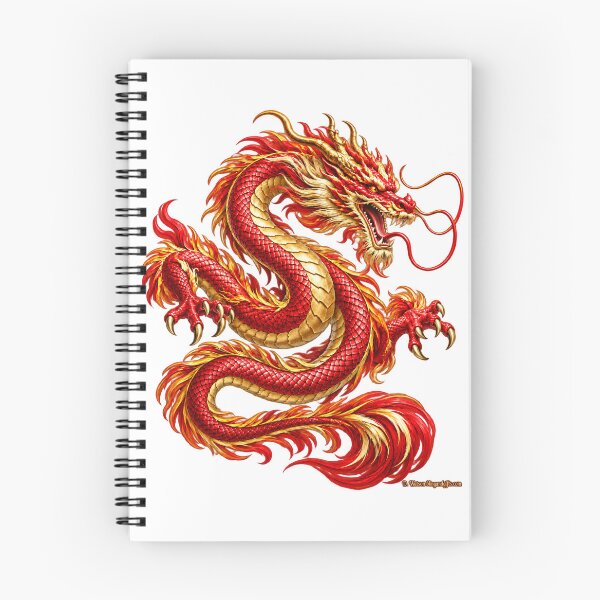 Item preview, Crimson Chinese Dragon – Symbol of Strength and Good Fortune designed and sold by BlingandGifts.