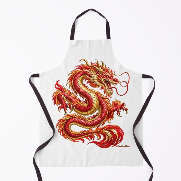 Item preview, Crimson Chinese Dragon – Symbol of Strength and Good Fortune designed and sold by BlingandGifts.