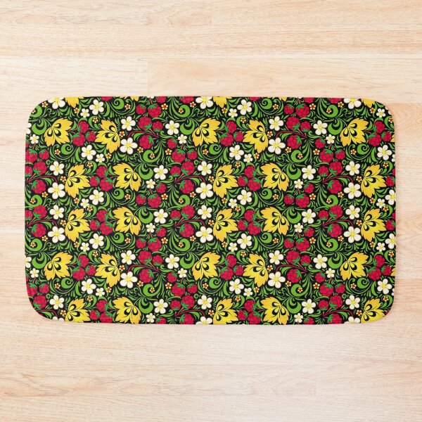 Item preview, Raspberry khokhloma pattern designed and sold by Art of Sun.