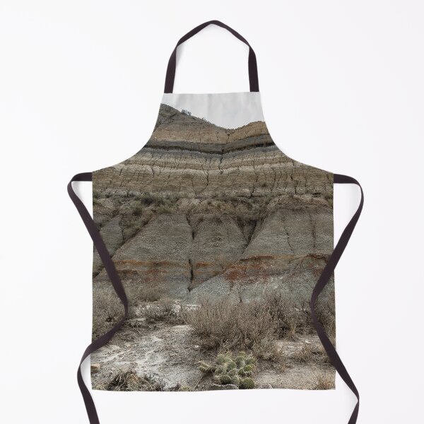 Item preview, Square crop badland formation with cactus in the foreground designed and sold by lisavonbiela.