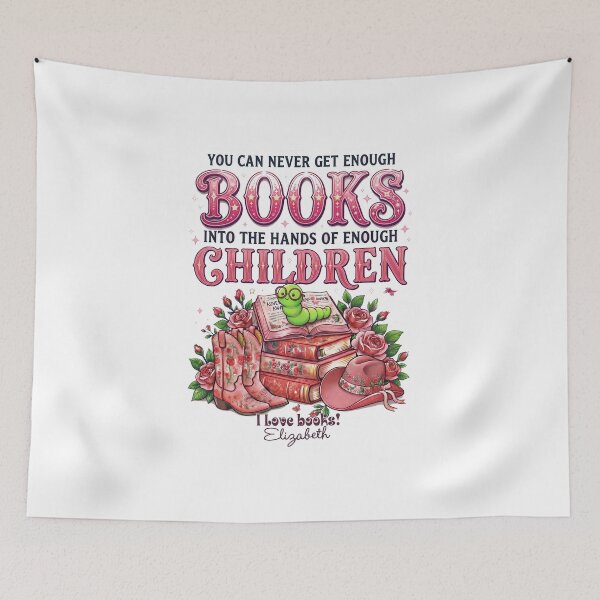 Item preview, You Can Never Get Enough Books Western Cowgirl Book Lover  designed and sold by gear-posters.