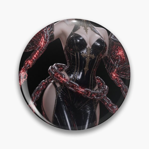 Item preview, Cyber Inquisitor 2 Gothic Girl with Holy Laser Greatsword designed and sold by EvolutionMerch.