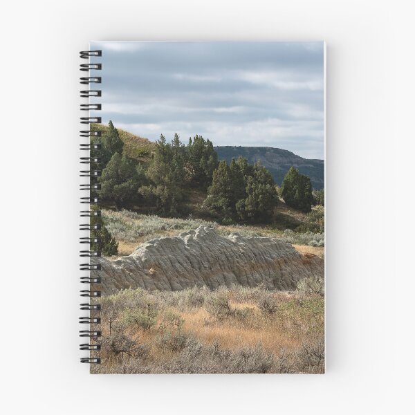 Item preview, 16:9 crop of sidelit ridge formation in Theodore Roosevelt National Park designed and sold by lisavonbiela.