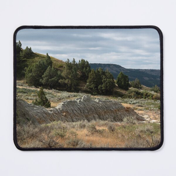 Item preview, 16:9 crop of sidelit ridge formation in Theodore Roosevelt National Park designed and sold by lisavonbiela.