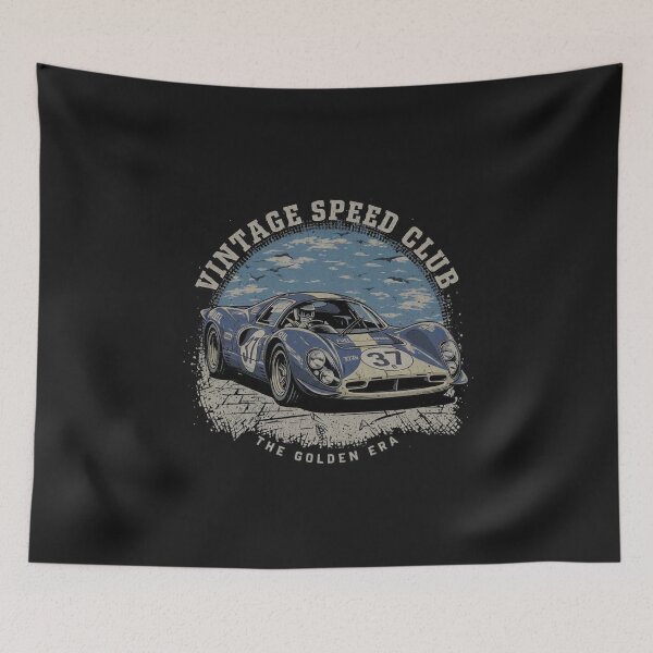 Item preview, Classic Motorsport Vintage Endurance Race Car Graphic designed and sold by AgdBol.