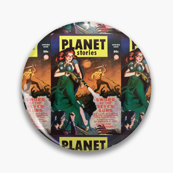 Item preview, Planet Stories Magazine (Spring 1947) "Sword of the Seven Suns" designed and sold by centuryretromedia.