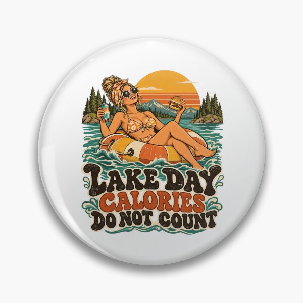 Item preview, Lake Day Calories Do Not Count designed and sold by urbinet.