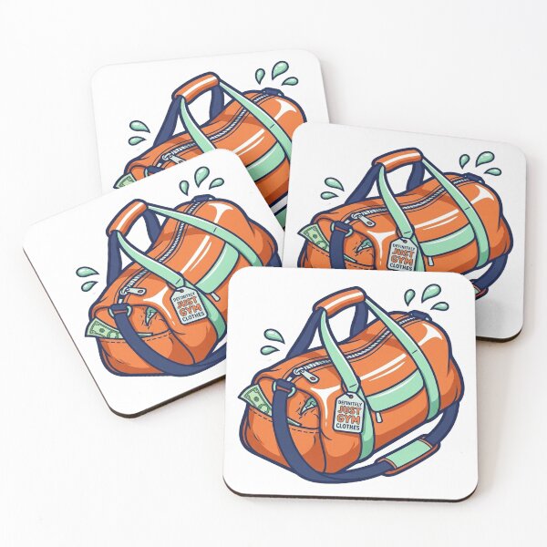 Item preview, Definitely Just Gym Clothes Duffel Bag designed and sold by AURA Vibes.