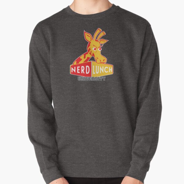 Nerd Lunch University Mascot Pullover Sweatshirt