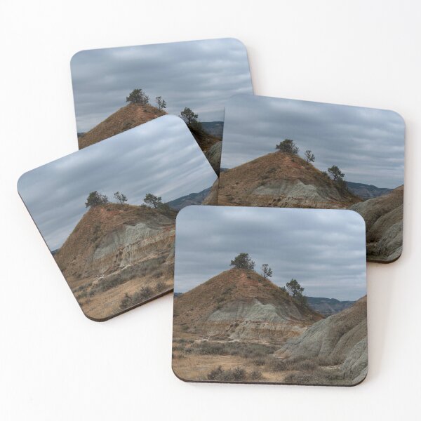 Item preview, Small badlands hill with tree on top designed and sold by lisavonbiela.
