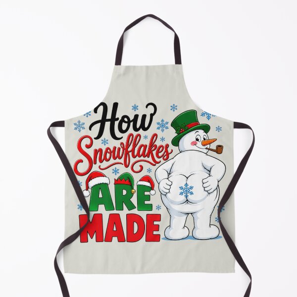 Item preview, How Snowflakes are Made Snowman, Winter Holiday Snowman Gift designed and sold by MalwasBasket.