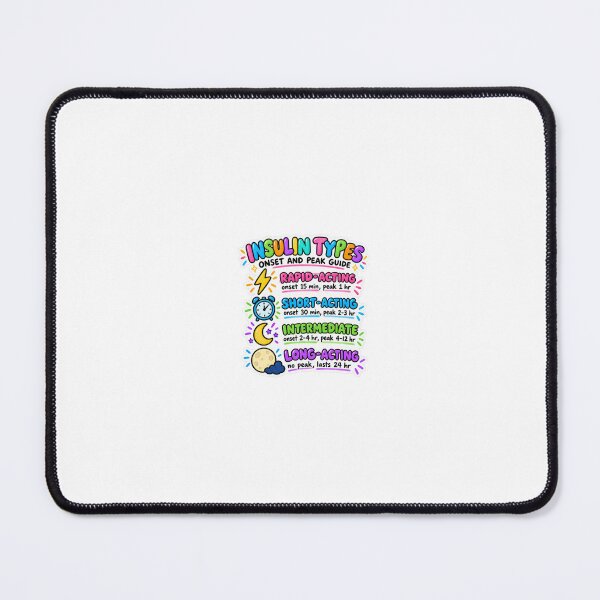 Item preview, Insulin Types Drawn Study Aid Nursing Student Sticker designed and sold by isokinetic.