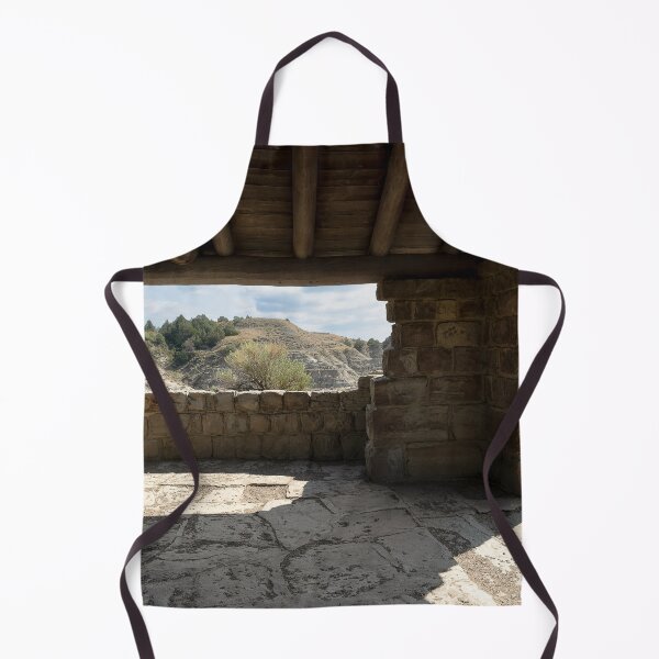 Item preview, Interior of River Bend Overlook shelter at Theodore Roosevelt National Park designed and sold by lisavonbiela.