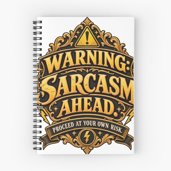 Item preview, Warning Sarcasm Ahead Sarcastic Design designed and sold by InkroarCo.