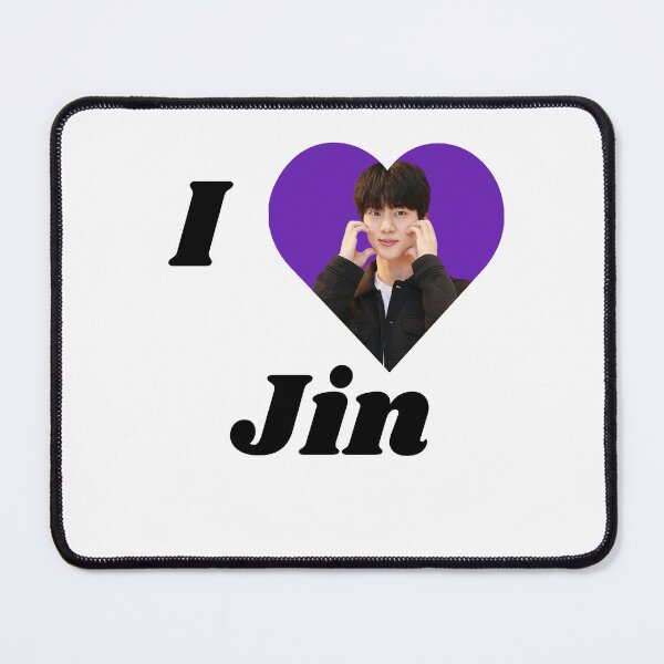 Item preview, I Heart Jin | BTS designed and sold by keysfandomfinds.