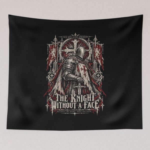 Item preview, The Knight Without a Face Dark Fantasy designed and sold by Ashen Threads Studio.