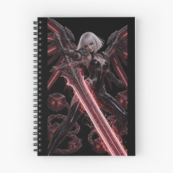 Item preview, Cyber Inquisitor EVO Gothic Girl with Holy Laser Greatsword designed and sold by EvolutionMerch.